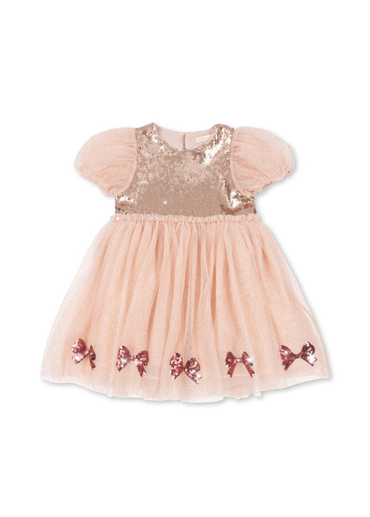 Konges Sløjd – Mei Kjole med mykt stoff – Rosa – Jente – 4-8 år