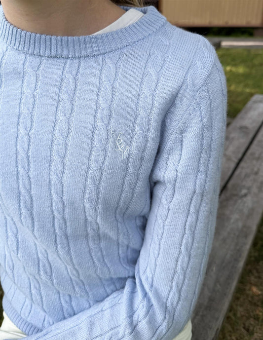 Vilje&Ve - Elise Pullover - Blå - Jente - 4-12 år