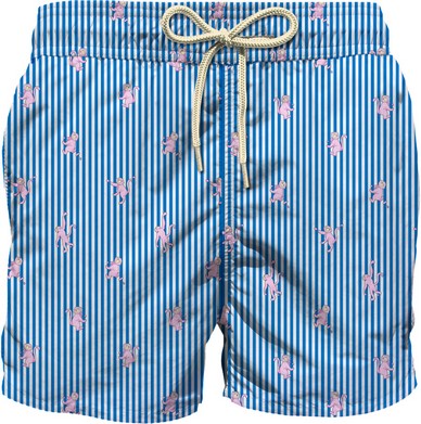 MC2 Saint Barth - Badeshorts - Gutt - Blå - 12-16 år
