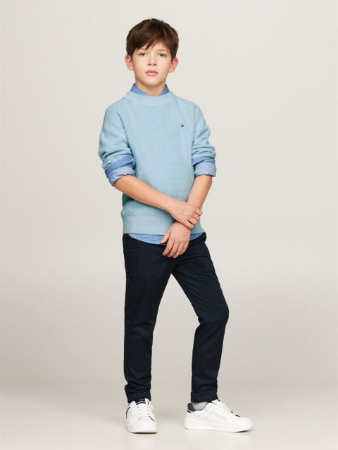 Tommy Hilfiger - Chino pant - Blå - Gutt - Str 8-16 år