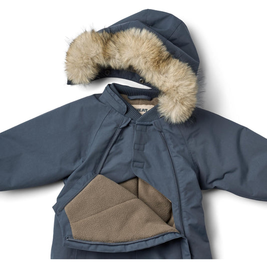 Wheat - Snowsuit Nickie - Blå - Gutt - 74-98 cm