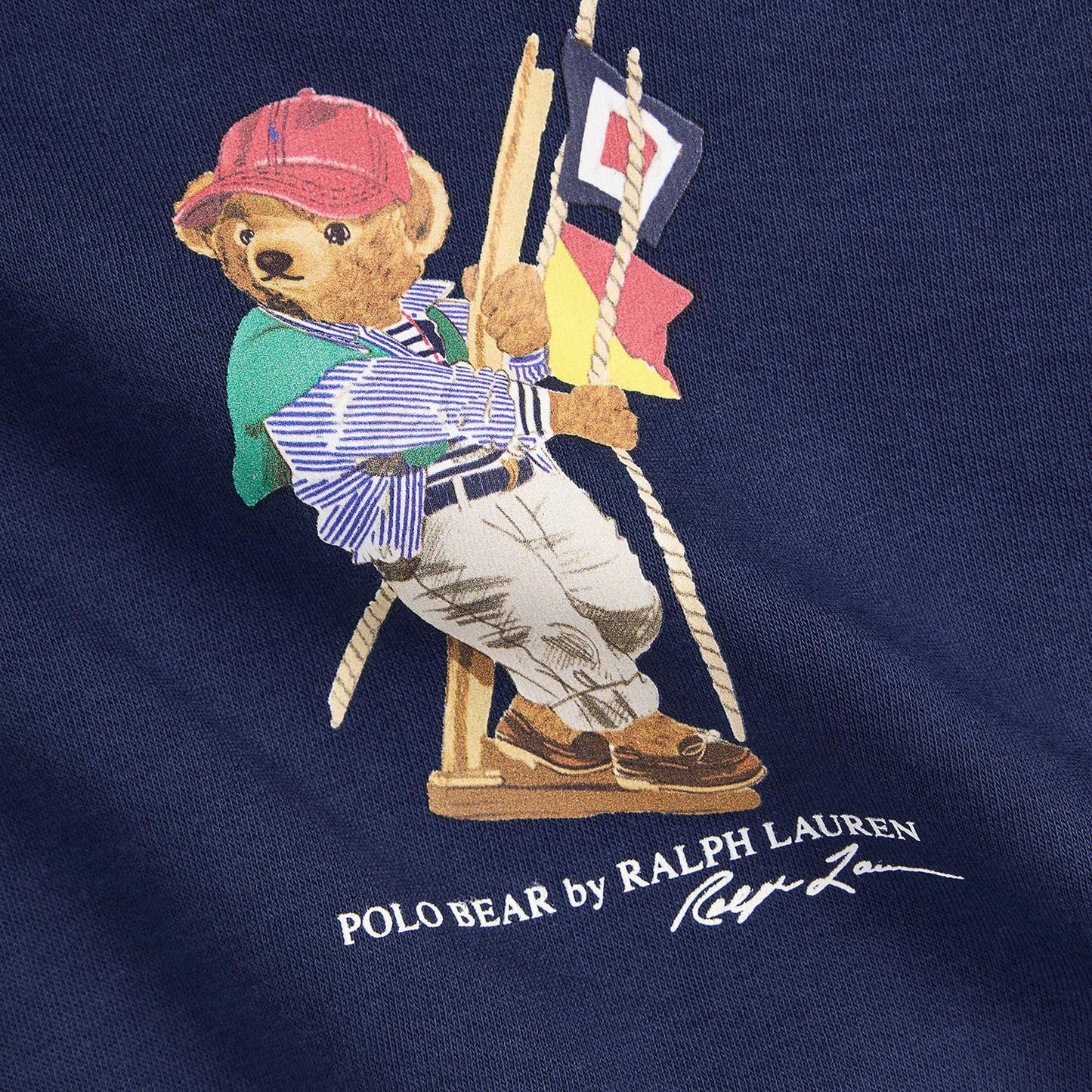 Polo Ralph Lauren - Genser Med Bamse - Blå - Gutt - 12-18 mnd