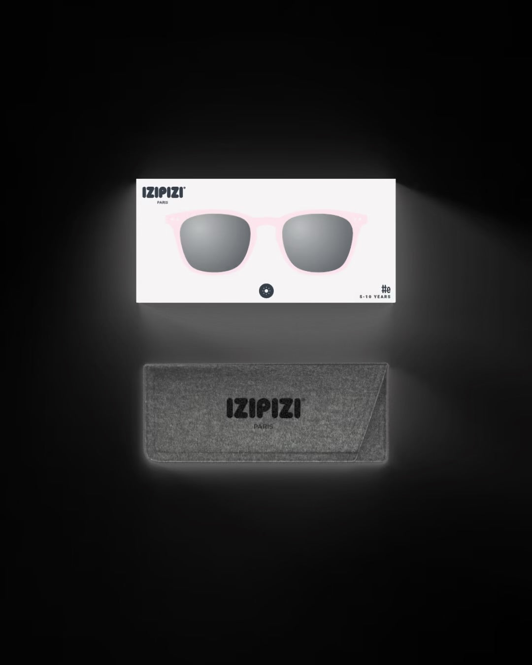 Izipizi - Sunglasses - Rosa - Jente - 5-10 år