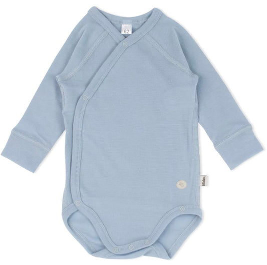 Lillelam - Ullbody - Mini - Lyseblå - Gutt - 50-68 cm
