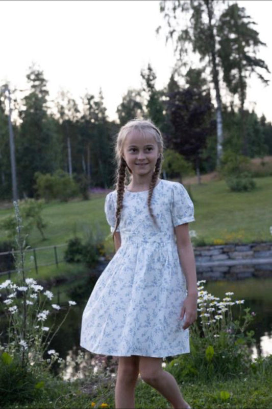 Vilje&Ve - Sara Kjole - Hvit - Jente - 3-10 år