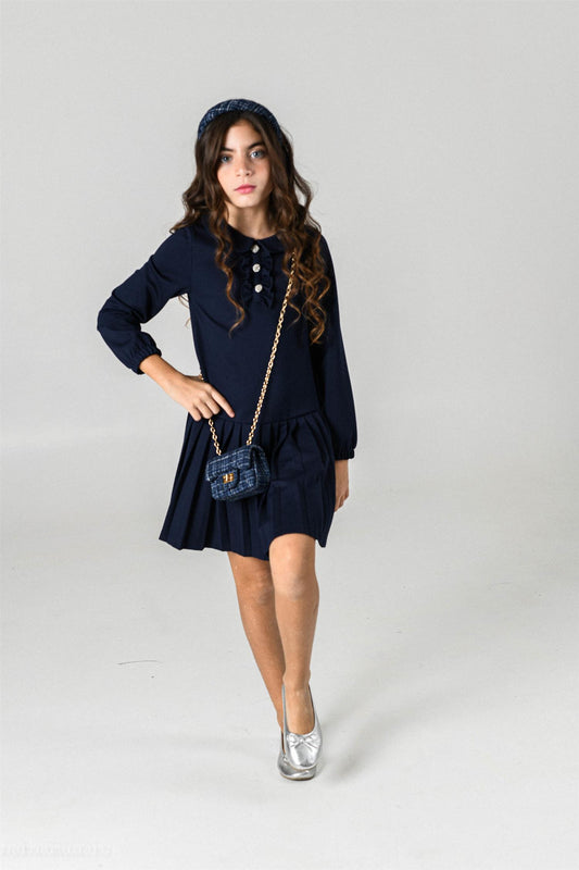 Prinsessefin - Mabel Dress - Blå - Jente - 2-12 år
