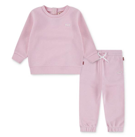 Levis - Joggesett - Rosa - Jente  - str 6 -24 mnd