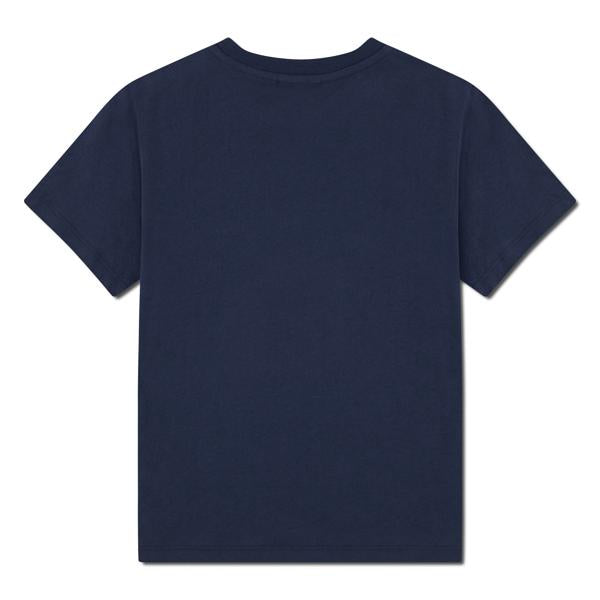 Lacoste – T-skjorte med grønn logo – Mørkeblå – Gutt – 8-16 år