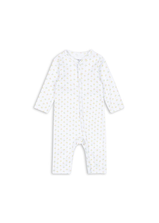 Fanga Fontana - heldrakt - blomstret - Jente - 0-18 mnd