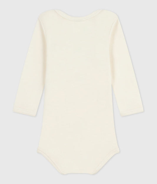 Petit Bateau - Ullbody - Offwhite - Unisex - 3-36 mnd