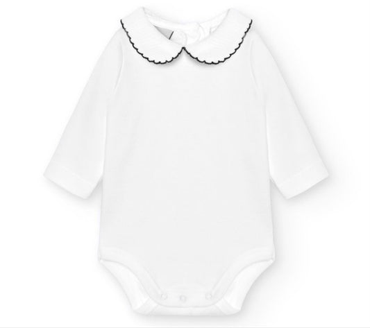 Babidu - Body - Rund krage - Hvit - Unisex - str 1-36 mnd