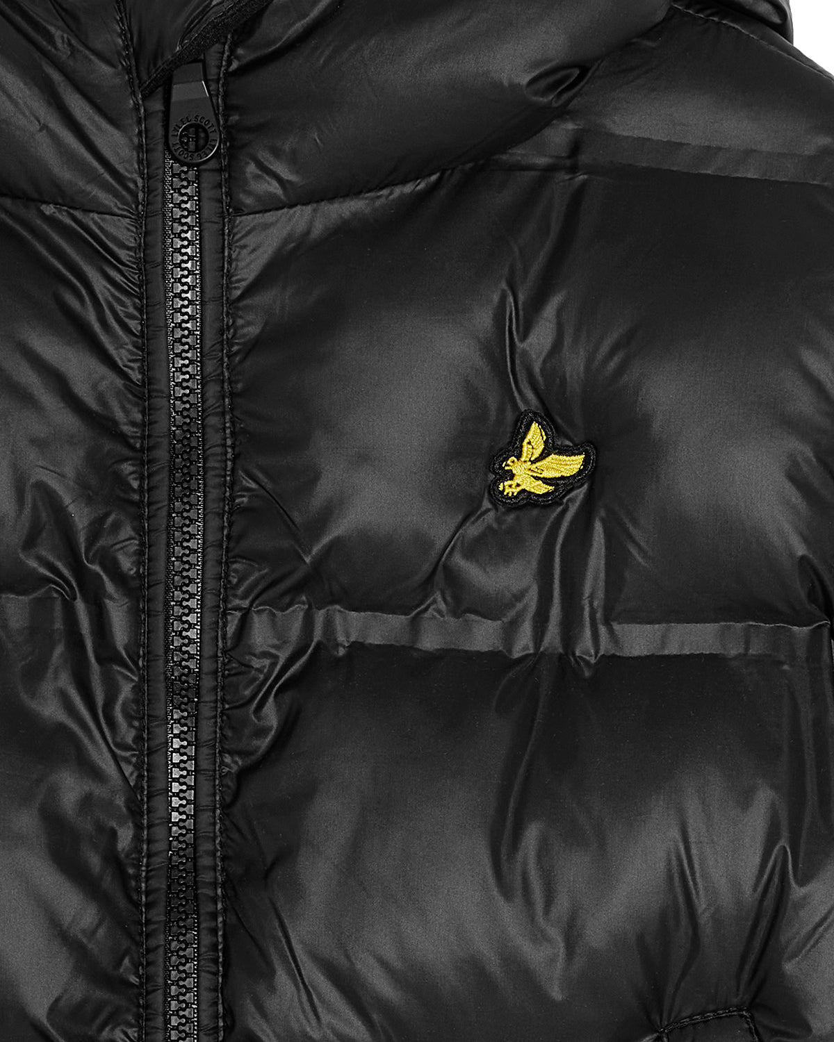 Lyle & Scott – Puffer Jacket – Sort – Gutt – 10–16 år