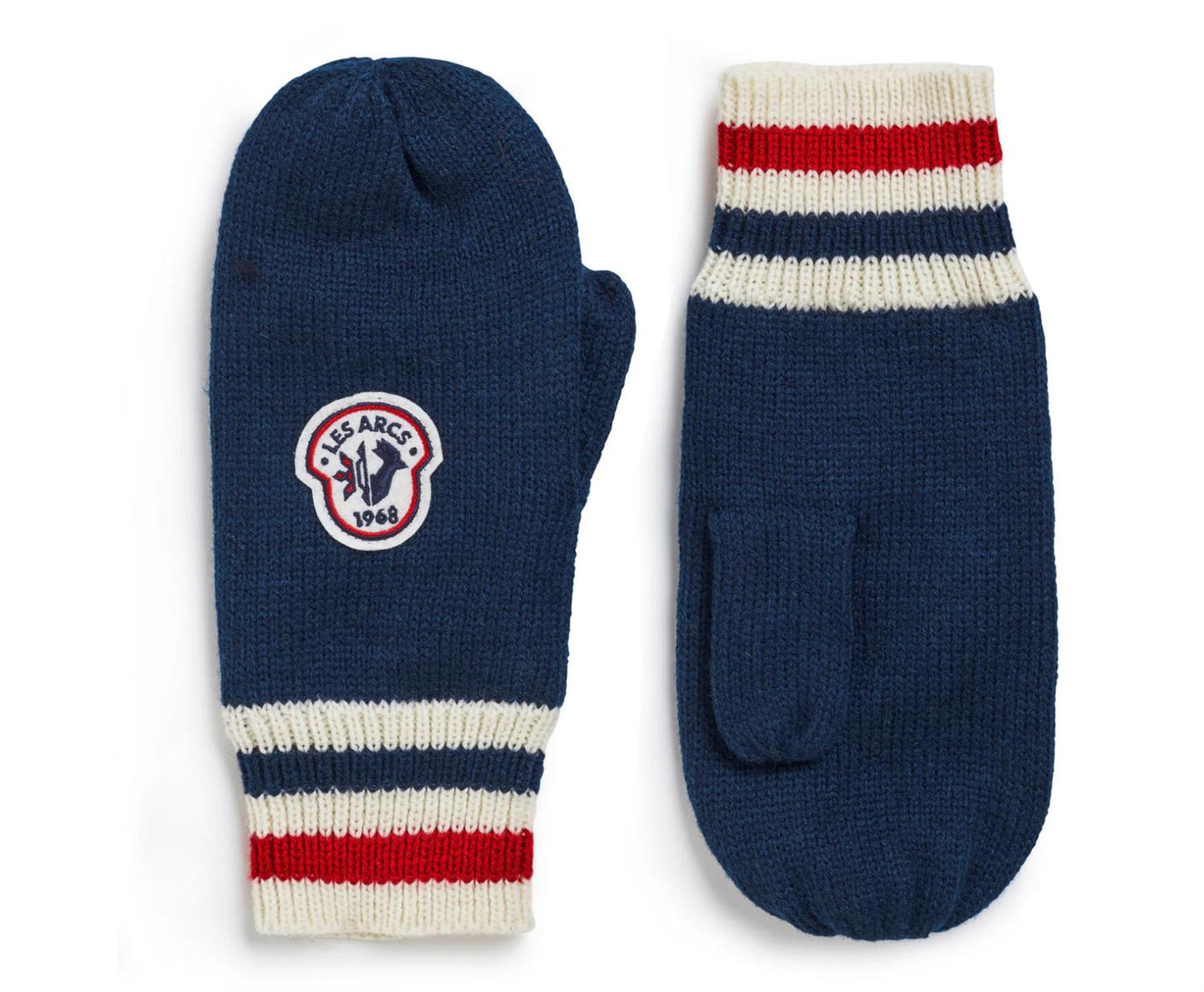 Les Arcs - Pascale knitted mitt - Blå - Unisex - S-M