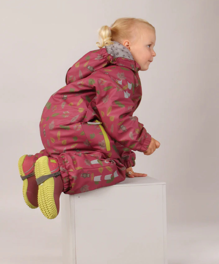 Kattnakken - Vinterregndress Slaps - Lilla - Jente - 86-116 cm