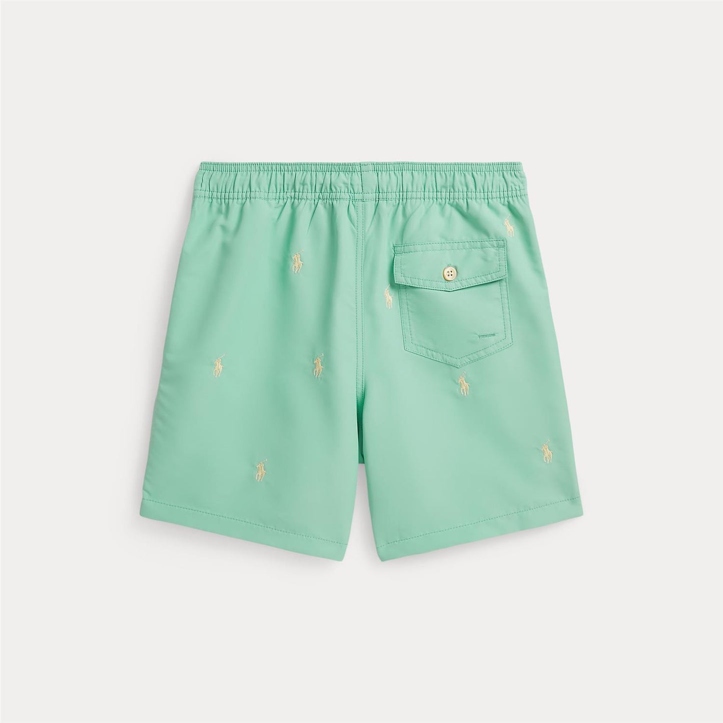 Polo Ralph Lauren – Traveler Swim Shorts med broderi – Grønn – Gutt – 3-7 år
