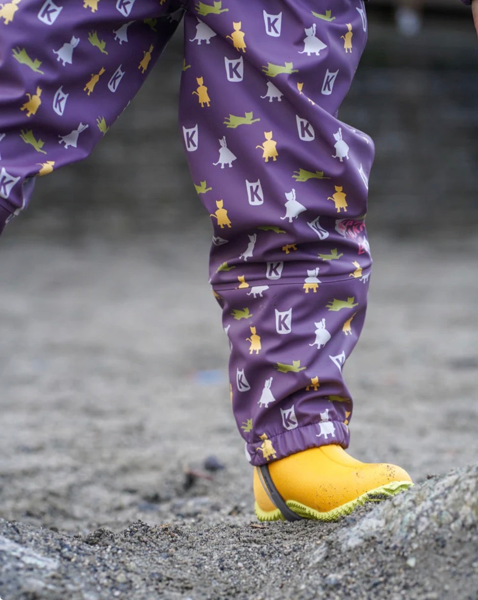 Kattnakken – Plask Superkatten regnsett – Viola – Jente – 1-10 år
