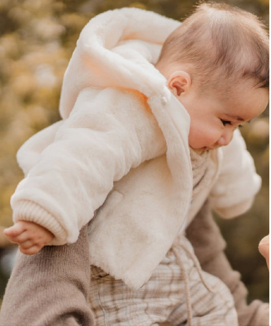 Wedoble - Fur Coat - Hvit - Jente - 1-4 år