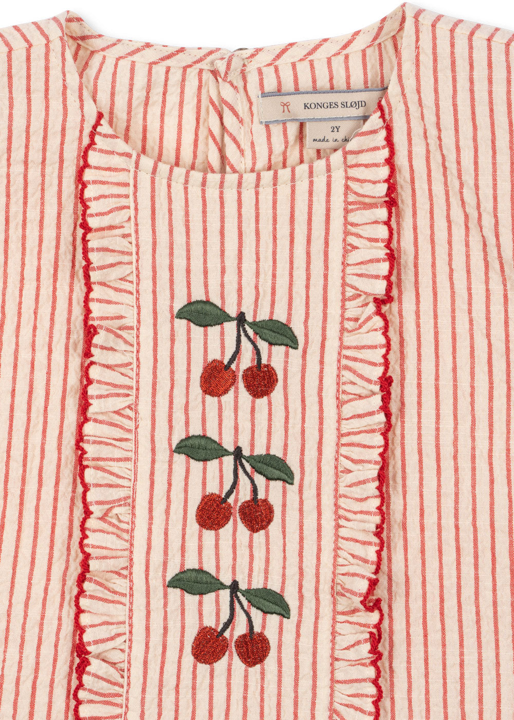 Konges Sløjd - Ellie Frill Top - Rosa - Jente - 2-8 år