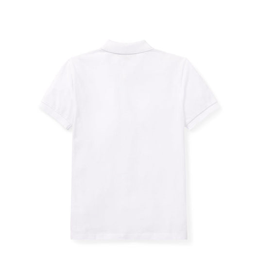 Ralph Lauren Hvit Piquet T-skjorte Barn