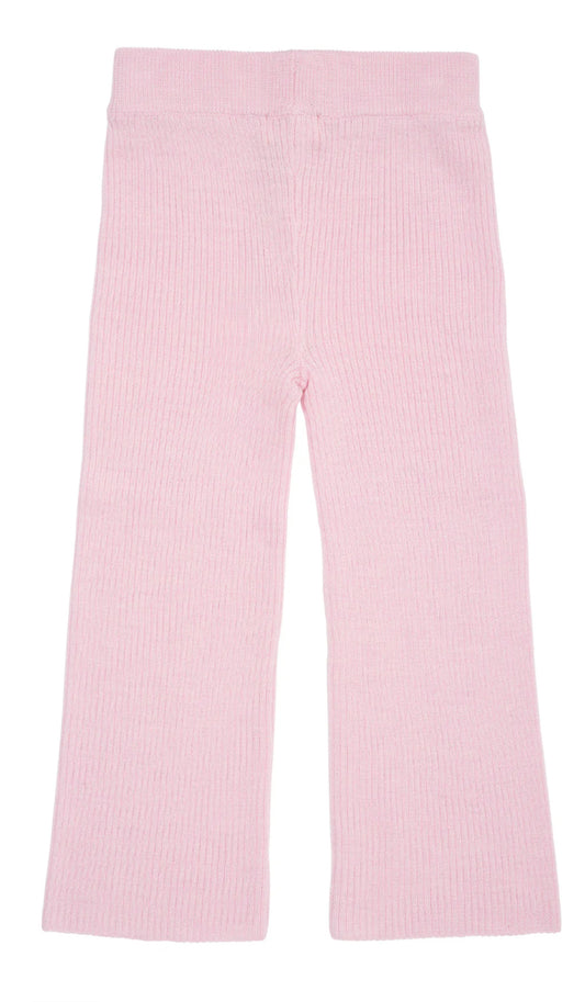 Copenhagen Colors -Merino Wide Rib Pants - Rosa - Jente - 4-10 år