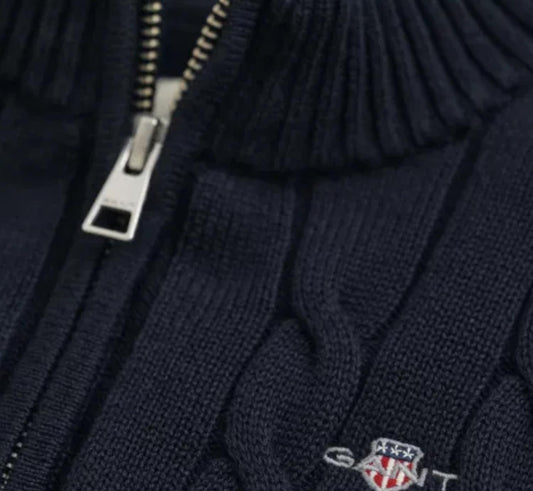 Gant - Flette - Halfzip - Mørkblå - Gutt - 9-11 år