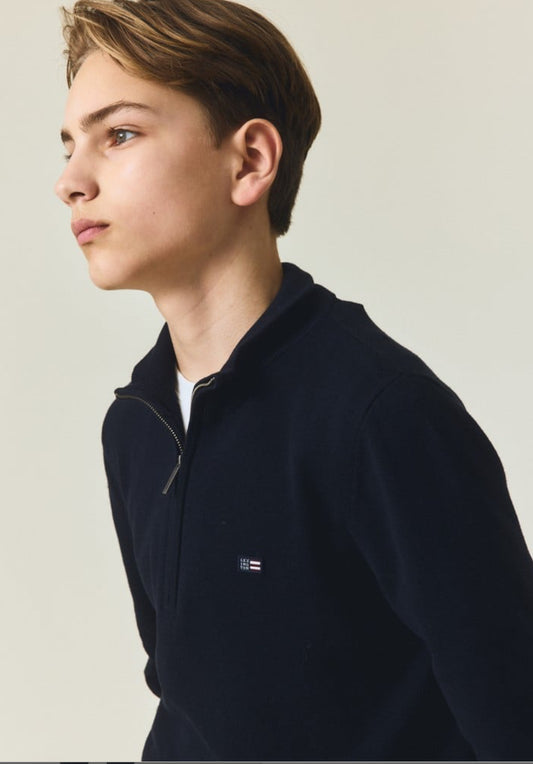 Lexington – Halfzip med glidelås – Mørkeblå – Gutt – 11-16 år