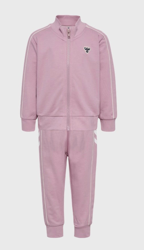 Konges Sløjd – Puff tee med brodert glitterkirsebær – Rosa – Jente – 0-5 år