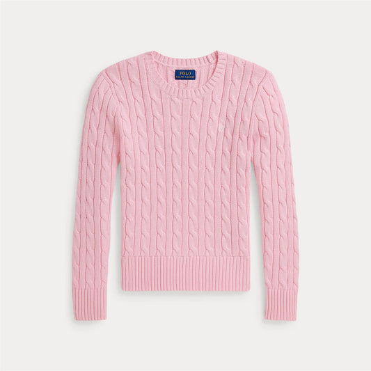 Ralph Lauren - Flettegenser - Rosa - Jente - 12-16 år