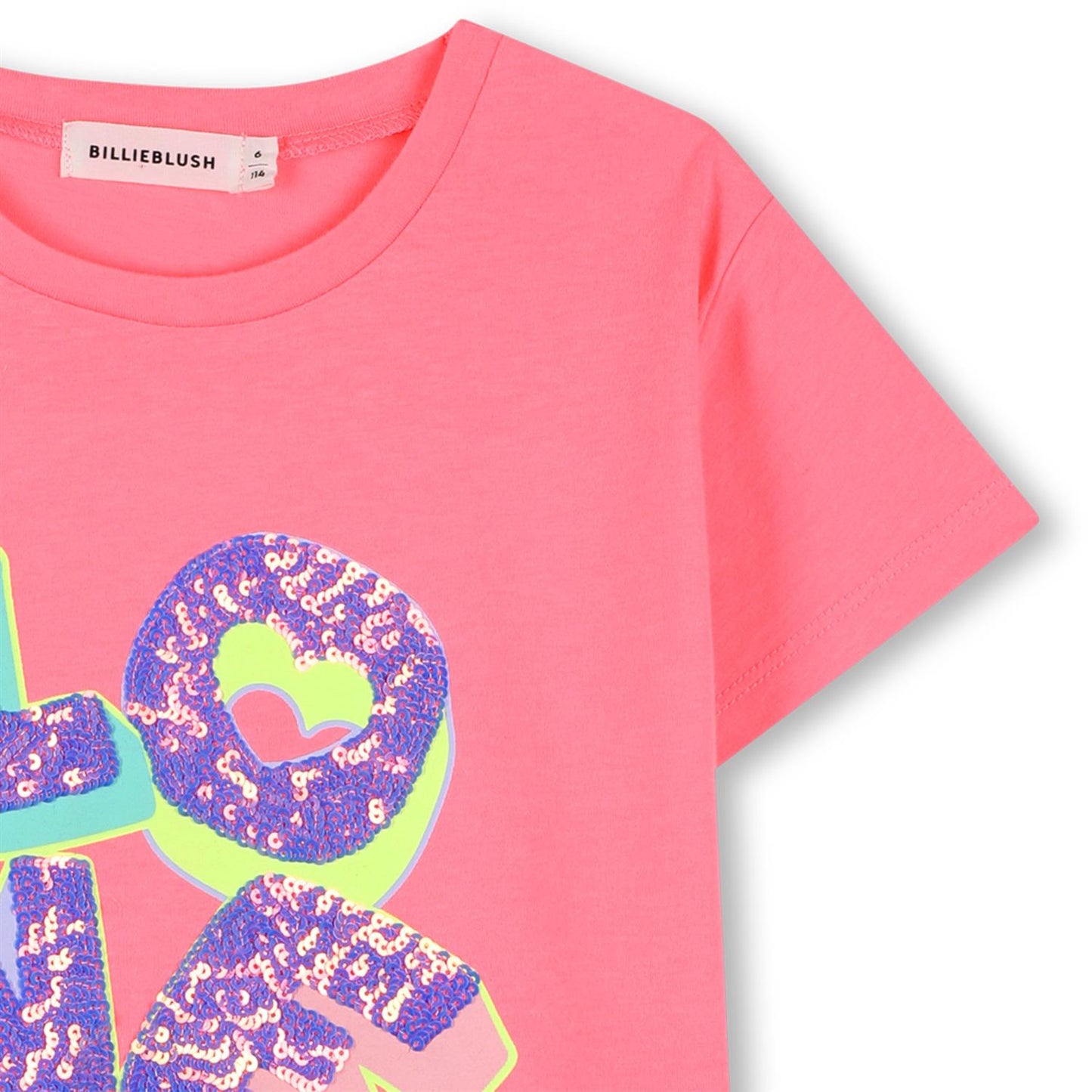 Billieblush – T-skjorte med print – Rosa – Jente – 4-12 år