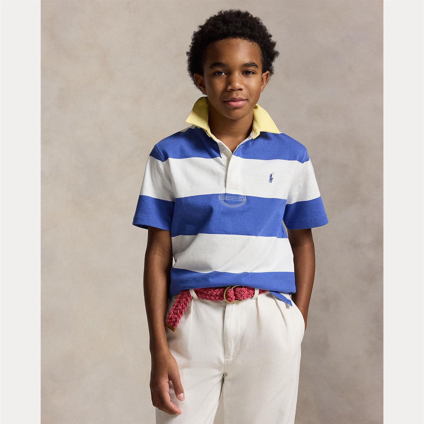 Polo Ralph Lauren - Piquet T-skjorte - Stripet - Gutt 8-14/16 år