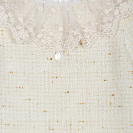 Patachou - Kjole - Offwhite - Jente - str 4-8 år