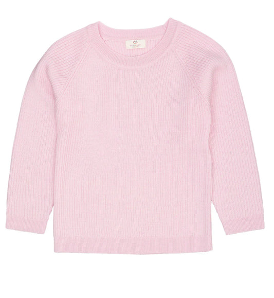 Copenhagen Colors -Merino Classic Rib Blouse - Rosa - Jente - 4-10 år