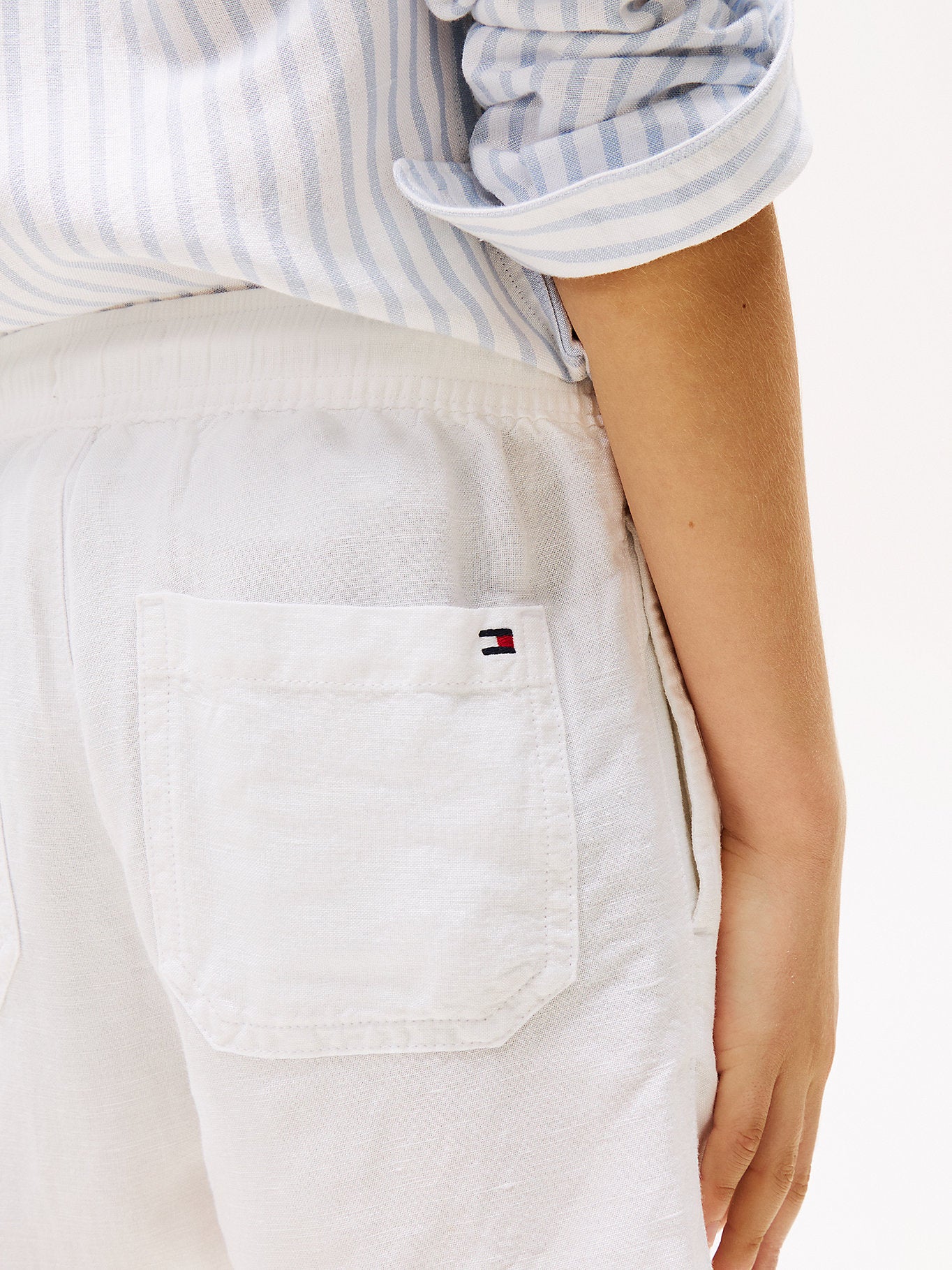 LINEN VISCOSE SHORTS
