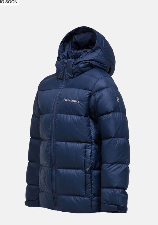 Peak - Dunjakke - Mørkeblå - Unisex - 9-14 år
