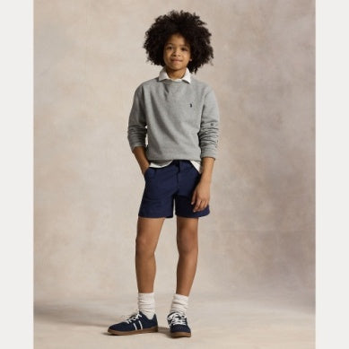 Polo Ralph Lauren – Grå collegegenser med brodert hest – Gutt – 8–20 år