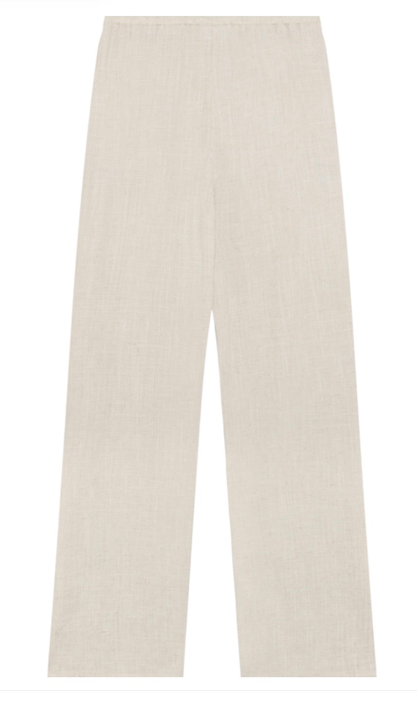 Grunt - Linbukse- Unisex -Sand - 8-14 år