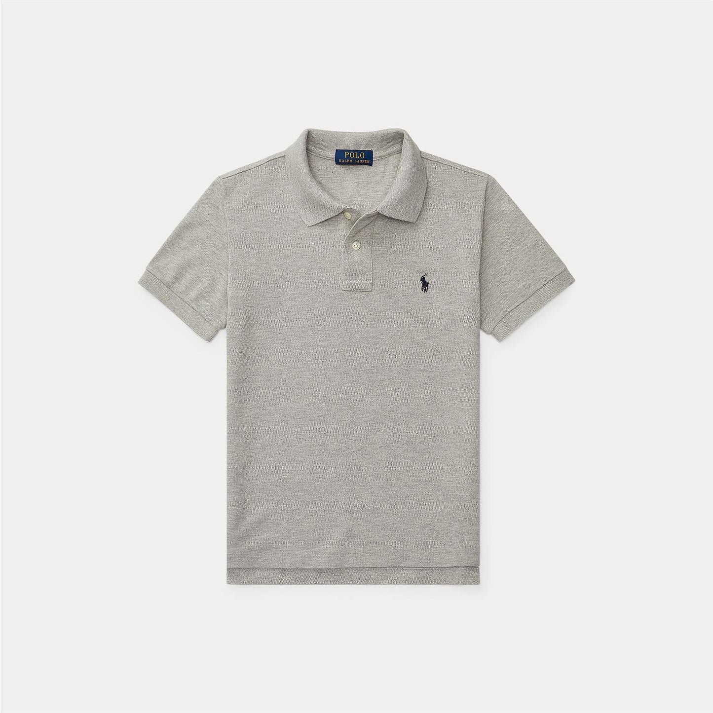 Ralph Lauren Grå Piquet T-skjorte