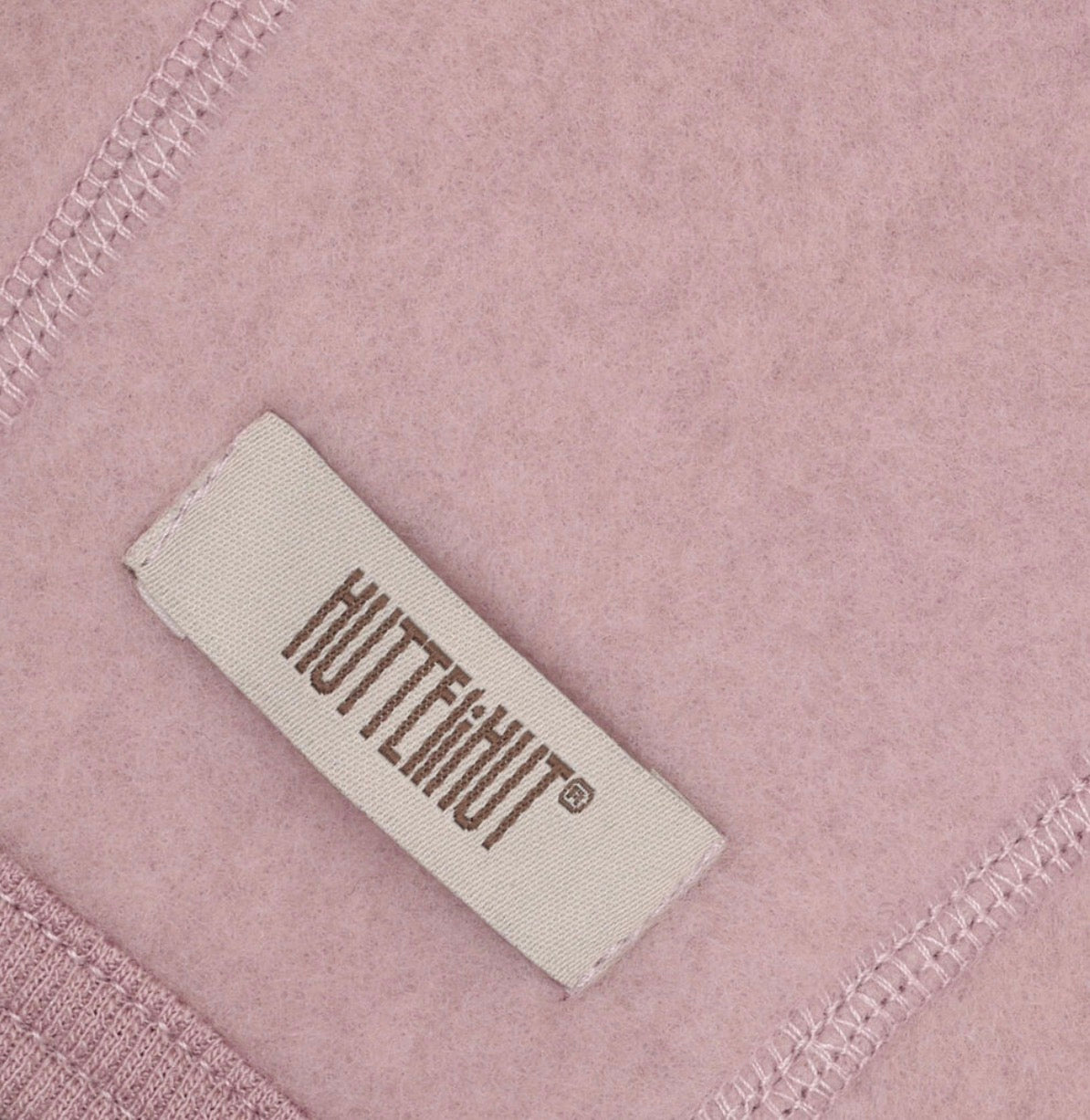 Huttelihut - Lue - Ullfleece - Rosa - Jente - str 0-12 mnd