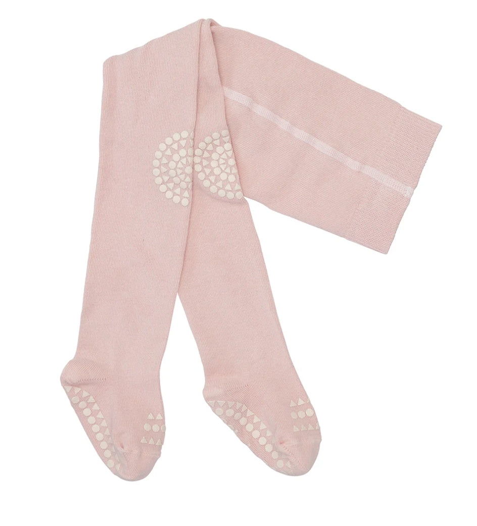 GOBABYGO – Crawling Tights i Økologisk Bomull – Lyserosa – Jente – 0-2 år