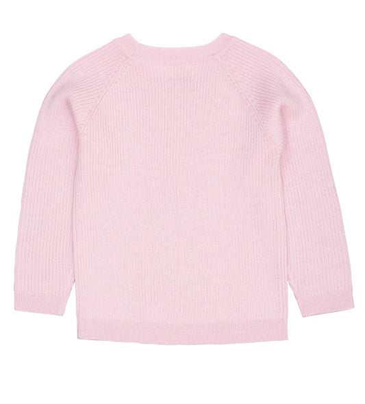Copenhagen Colors -Merino Classic Rib Blouse - Rosa - Jente - 4-10 år