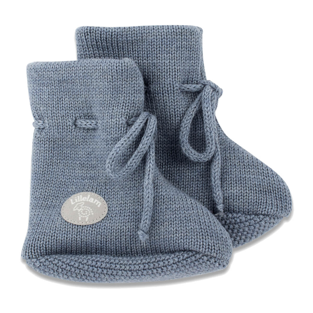 Lillelam -Babytøfler - Classic - Mellomblå - Gutt - str 50-80cm