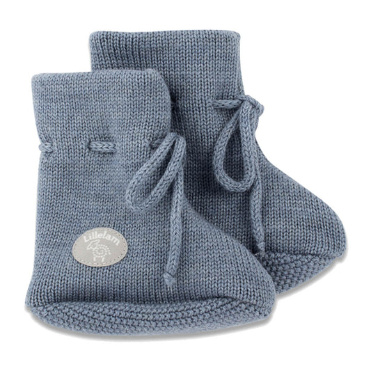 Lillelam -Babytøfler - Classic - Mellomblå - Gutt - str 50-80cm