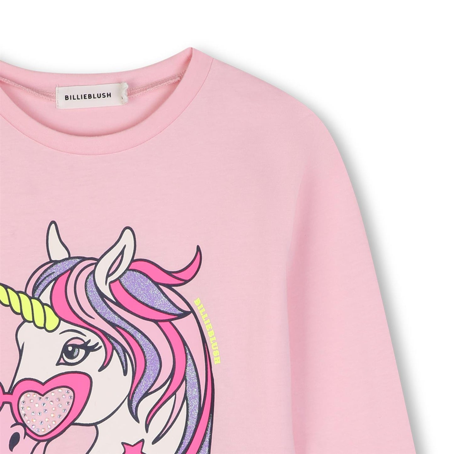 Billieblush – Tynn genser med enhjørning – Rosa – Jente – 4-10 år