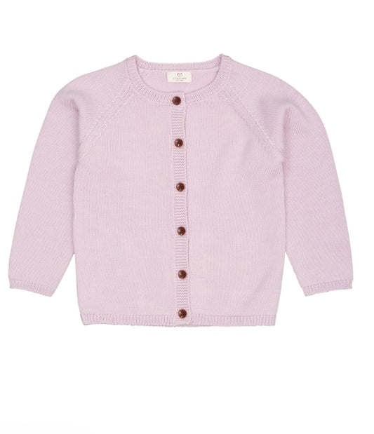 Copenhagen Colors -Merino Knittet Cardigan - Rosa - Jente - 4-10 år