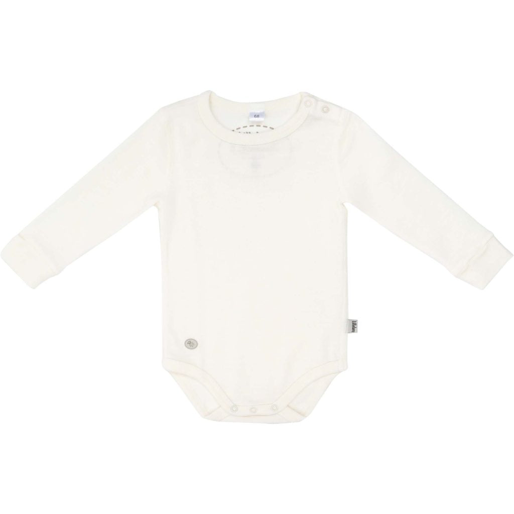 Lillelam – Ullbody i merinoull – Hvit – Unisex – 0 år