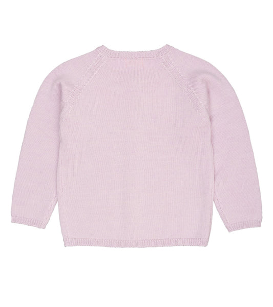 Copenhagen Colors -Merino Knittet Cardigan - Rosa - Jente - 4-10 år