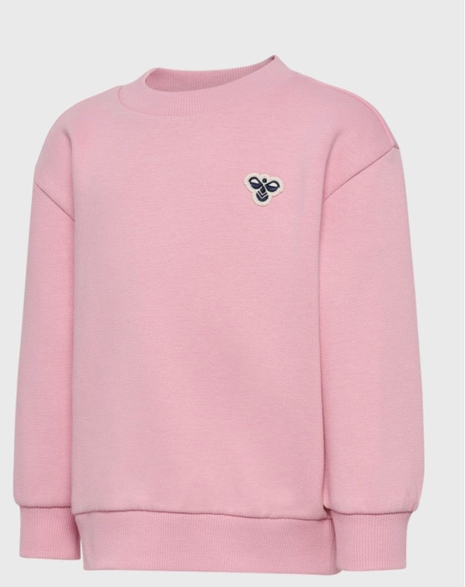 Hummel – Loose Crewneck Bee genser – Rosa – Jente – 0-5 år