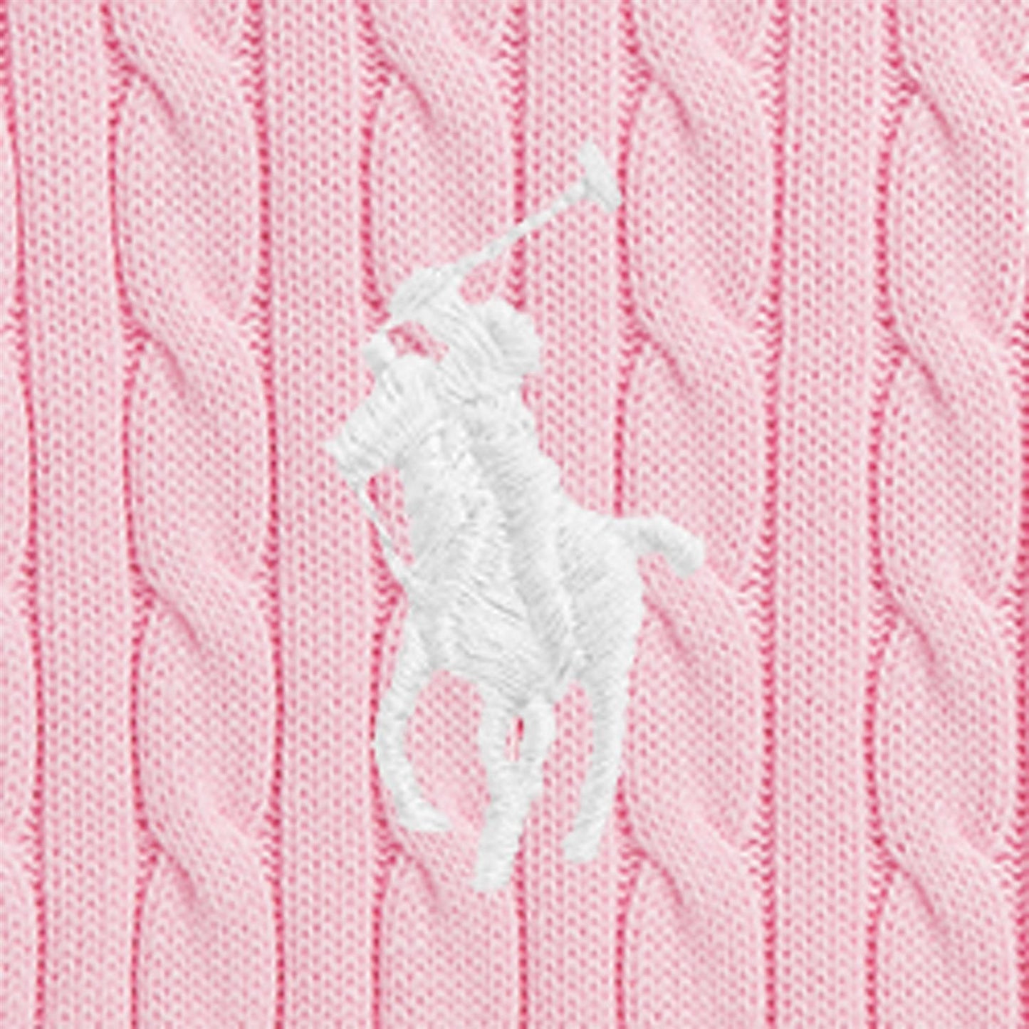 Ralph Lauren - Flettegenser - Rosa - Jente - 12-16 år