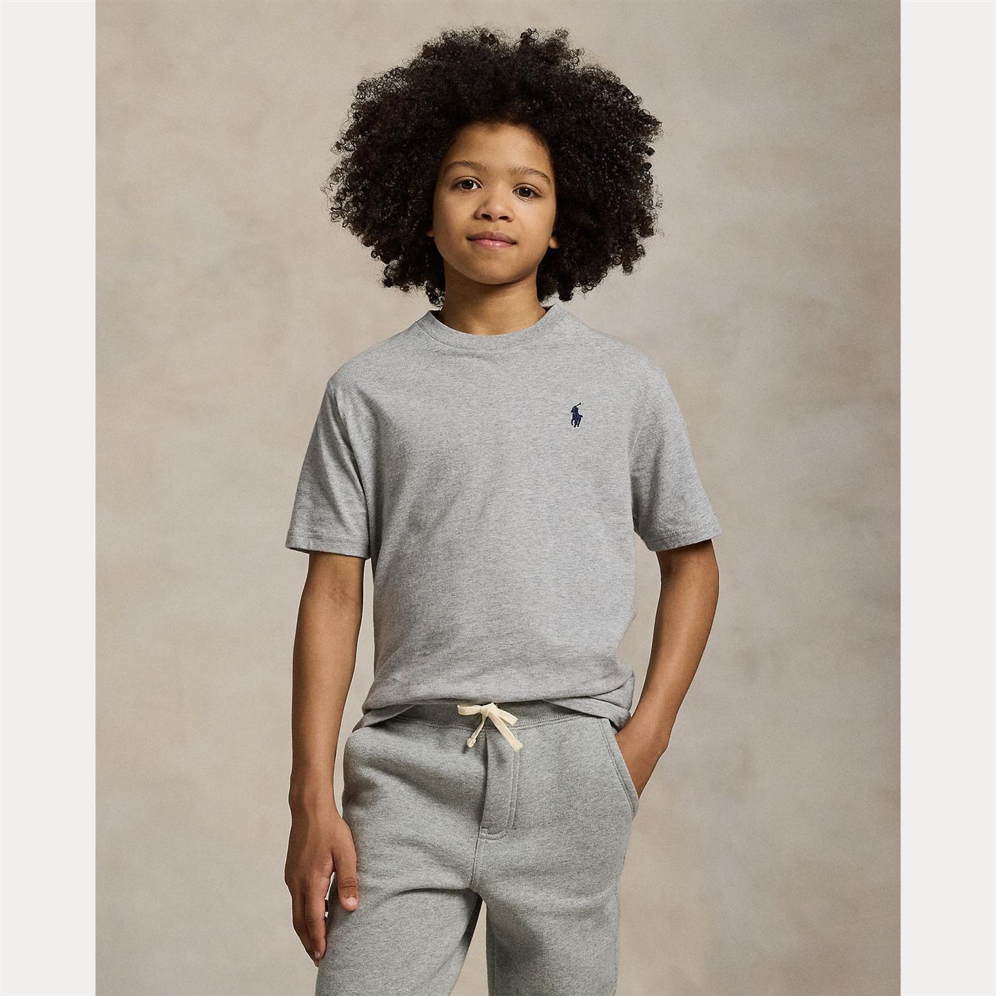 Ralph Lauren - T-skjorte - Grå - Gutt - 8-18/20