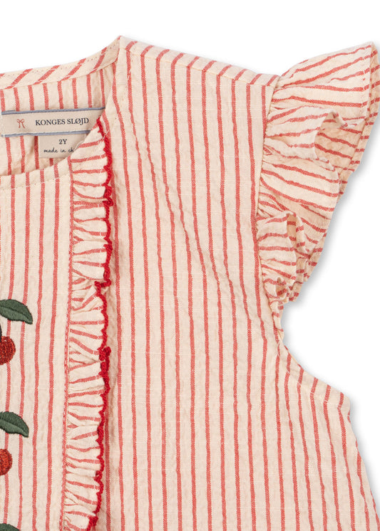 Konges Sløjd - Ellie Frill Top - Rosa - Jente - 2-8 år